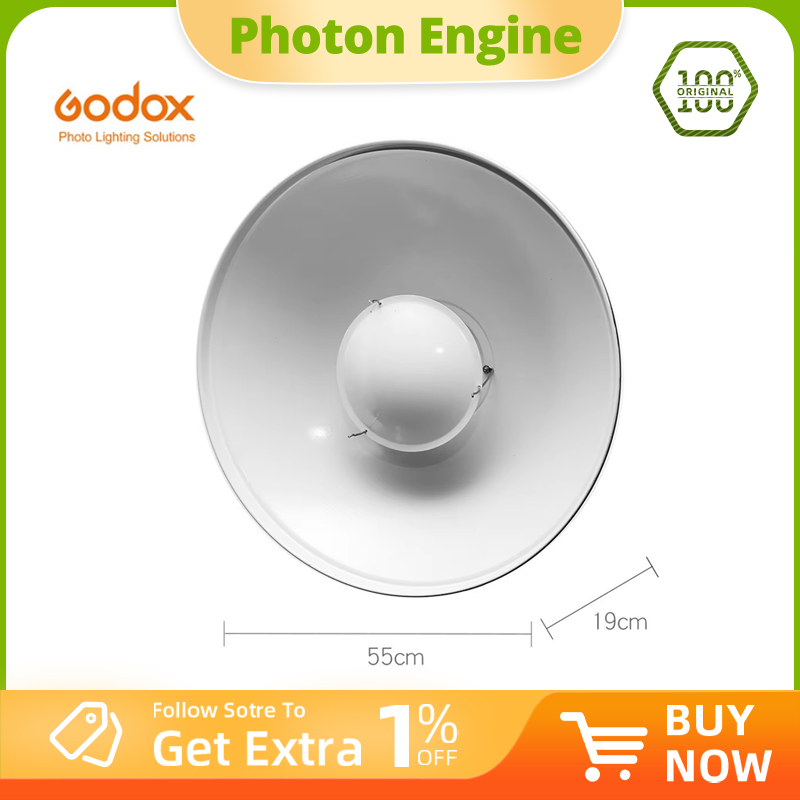 Beauty Dish 55Cm - Godox 55cm 22-calowy Studio White Beauty
