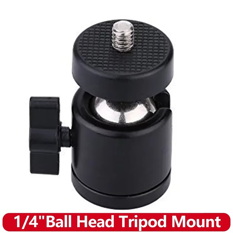 Photography Video Lighting Kit With Adjustable Tripod Stand - Uniwersalny Mini Metalowy Adapter z Głowicą