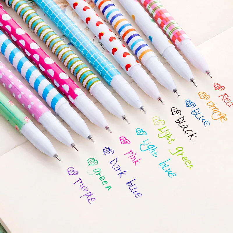 Coloured Gel Set - 10 sztuk / pudełko Śliczne artykuły
