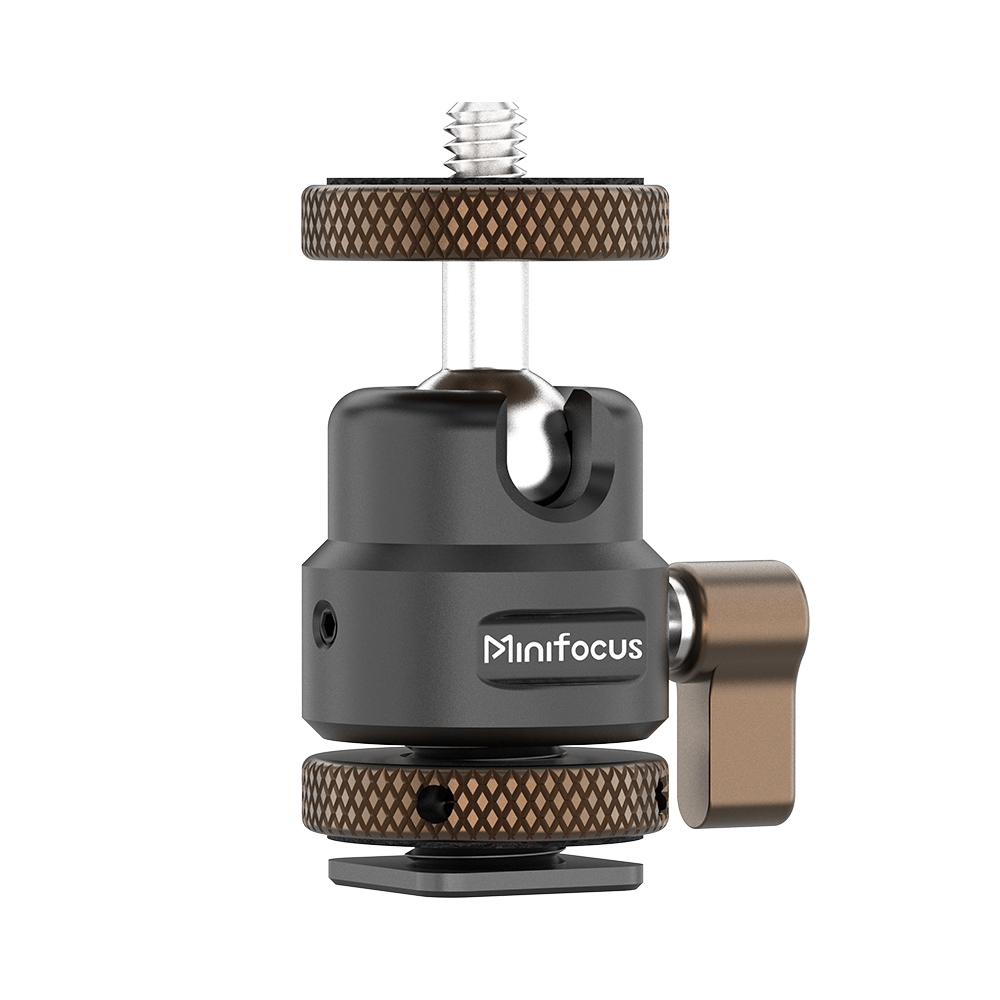 Photography Video Lighting Kit With Adjustable Tripod Stand - Minifocus Gniazdo Hot Shoe na śrubę