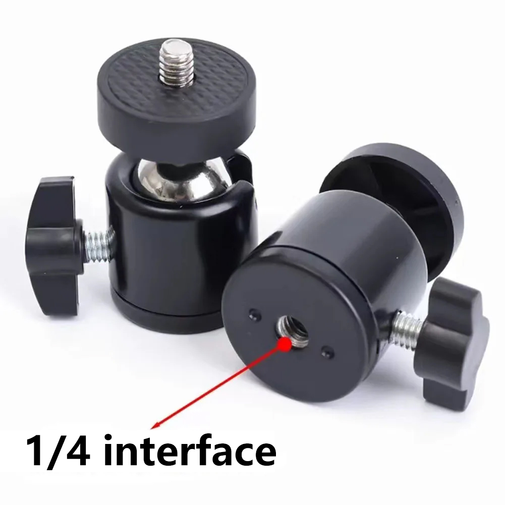Mini głowica kulowa z gwintem  – Photography Video Lighting Kit With Adjustable Tripod Stand recenzja i cena