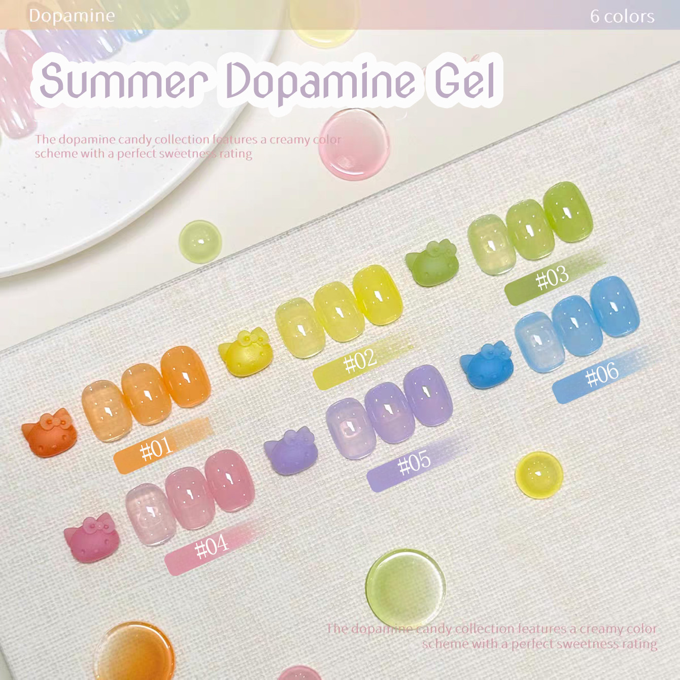 1 szt. WS Ice Transparent Dopa – Coloured Gel Set recenzja i cena