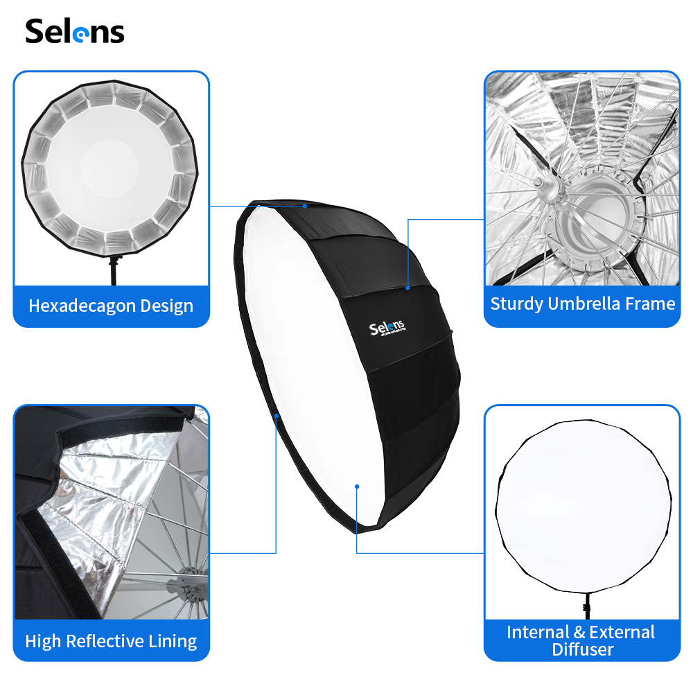 Selens 85cm parasol Radar Soft – Beauty Dish 55Cm recenzja i cena