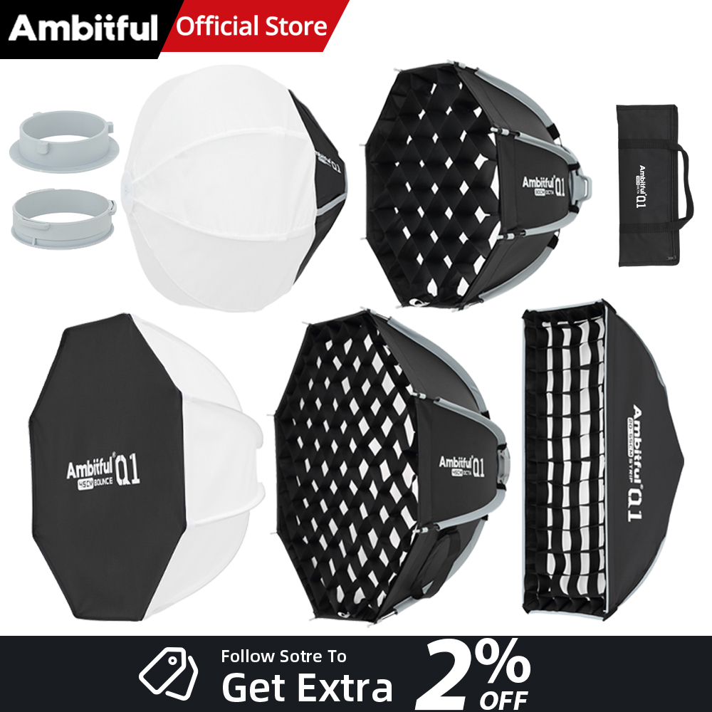 AMBITFUL Q1 Mini Bowens MiniGO – Beauty Dish 55Cm recenzja i cena