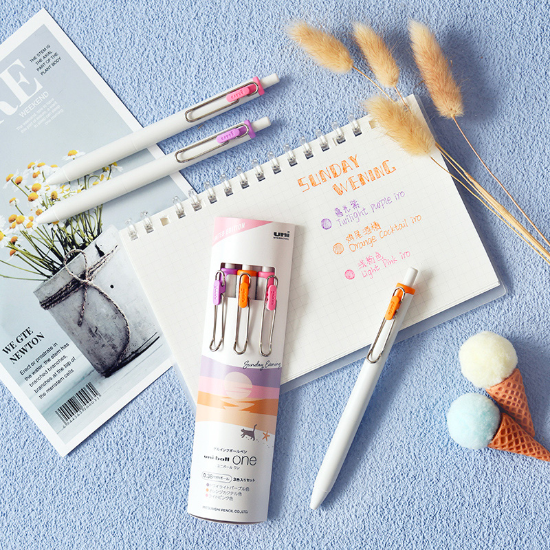 Uni-ball One Gel Pen Limited S – Coloured Gel Set recenzja i cena