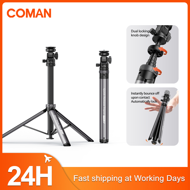 Statyw oświetleniowy COMAN MT6 – Photography Video Lighting Kit With Adjustable Tripod Stand recenzja i cena