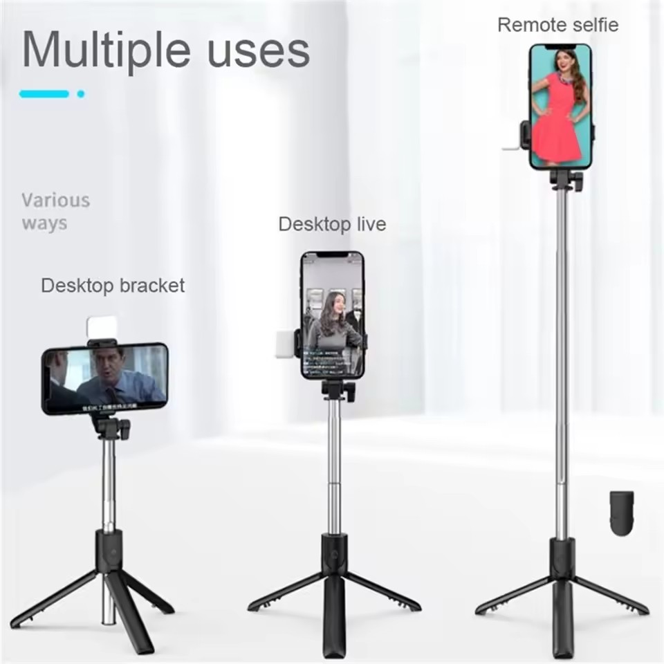 Bezprzewodowy statyw do selfie – Photography Video Lighting Kit With Adjustable Tripod Stand recenzja i cena