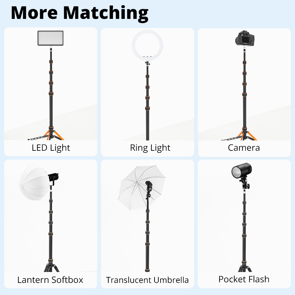 Statyw fotograficzny QZSD LS-2 – Photography Video Lighting Kit With Adjustable Tripod Stand recenzja i cena