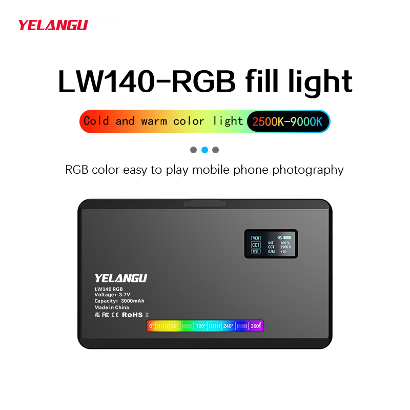 YELANGU RGB LED Video Light W1 – Photography Lighting Rgb recenzja i cena