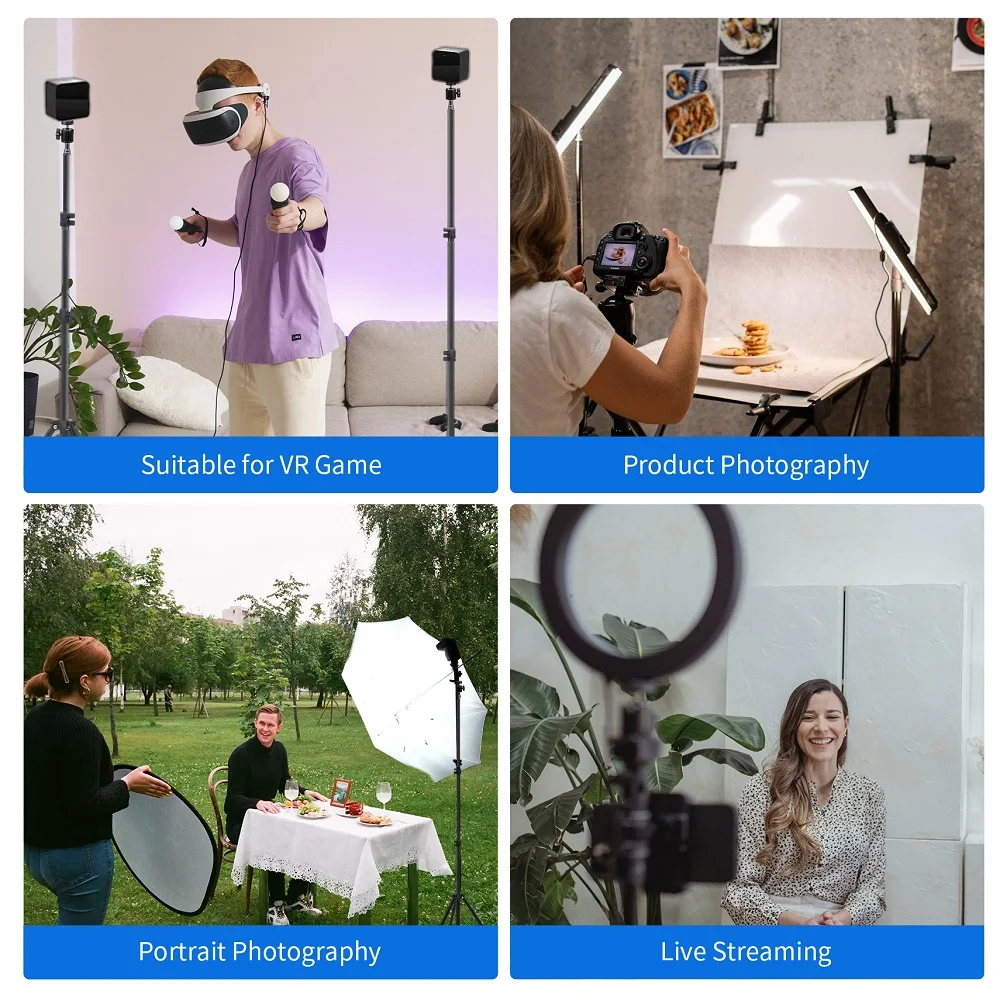 Statyw oświetleniowy Selens 7, – Photography Video Lighting Kit With Adjustable Tripod Stand recenzja i cena