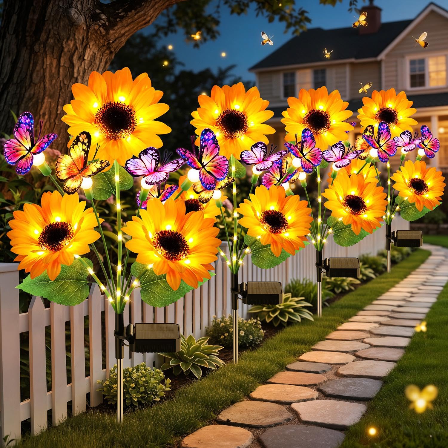 Solarne lampki ogrodowe, dekor – Flower Photography Led Lighting Pack recenzja i cena