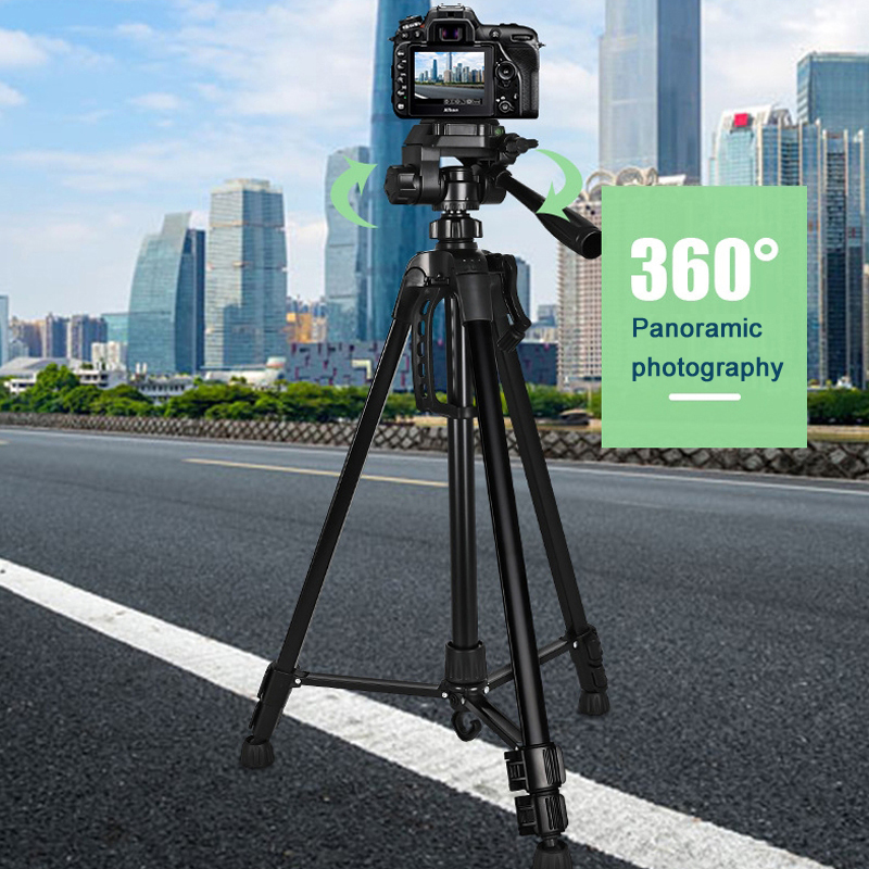 Uniwersalny statyw 55 cali do  – Photography Video Lighting Kit With Adjustable Tripod Stand recenzja i cena