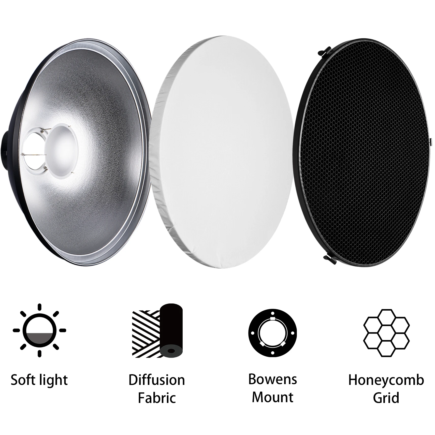 Reflektor wewnętrzny Selens 55 – Beauty Dish 55Cm recenzja i cena